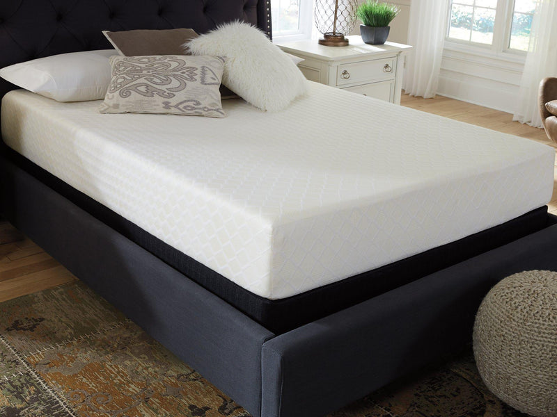 10 Inch Chime Memory Foam Mattress Set - Sims Furniture