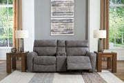 Next-Gen DuraPella Power Reclining Sectional Loveseat with Console - Sims Furniture