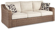 Beachcroft Outdoor Sofa with Cushion - Sims Furniture