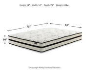 Chime 10 Inch Hybrid Mattress in a Box - Sims Furniture