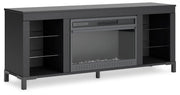 Cayberry 60" TV Stand with Electric Fireplace - Sims Furniture