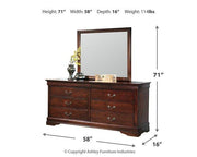 Alisdair Dresser and Mirror - Sims Furniture