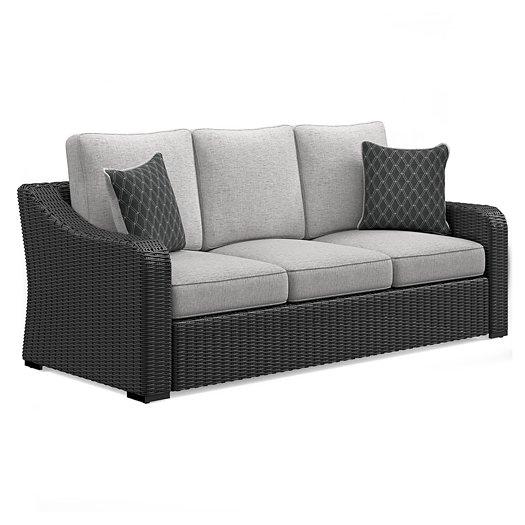 Beachcroft Outdoor Sofa with Cushion - Sims Furniture