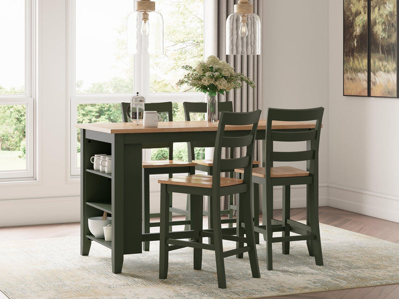 Gesthaven Counter Height Dining Table - Sims Furniture