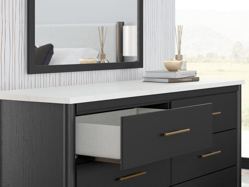 Cadmori Dresser and Mirror - Sims Furniture