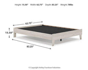 Socalle Bed and Mattress Set - Sims Furniture