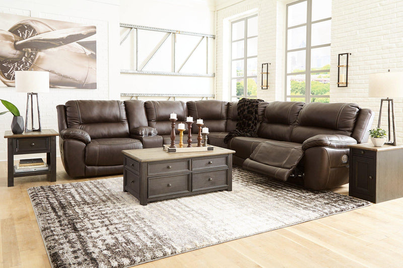 Dunleith Power Reclining Sectional - Sims Furniture