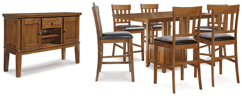 Ralene Counter Height Dining Set - Sims Furniture