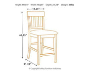 Ralene Counter Height Dining Set - Sims Furniture