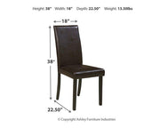 Kimonte Dining Chair Set - Sims Furniture