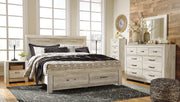 Bellaby Bed with 2 Storage Drawers - Sims Furniture