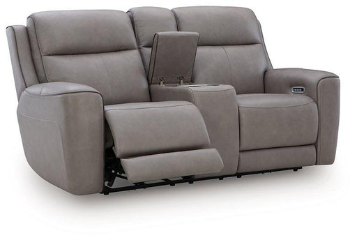 5Z-Comfort Power Reclining Loveseat with Console - Sims Furniture