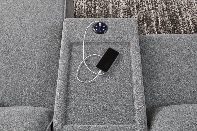 Modmax Power Reclining Sectional with Chaise - Sims Furniture