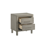 Lennox 2 Drawer Nightstand-Gray