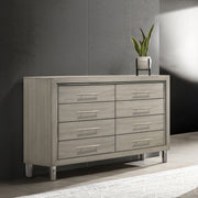 Lennox 8 Drawer Dresser-Gray