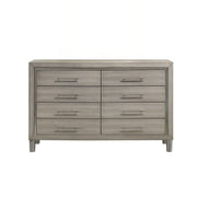 Lennox 8 Drawer Dresser-Gray