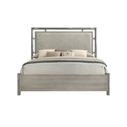 Lennox 6/6-6/0 Ek/Wk Headboard, Footboard & Slat Kit-Gray