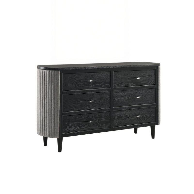 Skyline 6 Drawer Dresser-Onyx