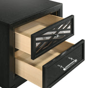 Obsidian Nightstand-Black