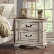 Anastasia Nightstand - Ant. White
