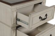 Anastasia Nightstand - Ant. White