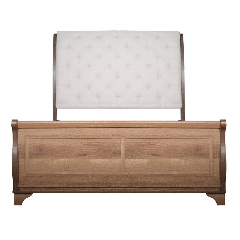 Coventry Hall 6/6 Ek Hb, Fb And Slats-Pecan