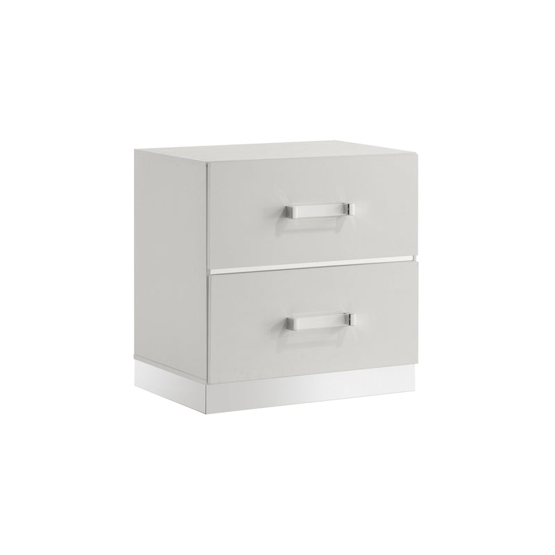 Europa Nightstand- White
