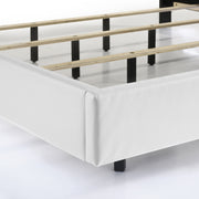 Europa 5/0 Q Headboard, Footboard & Slats-White