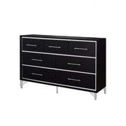Ava 7 Drawer Dresser-Ebony