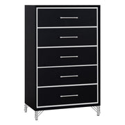 Ava 5 Drawer Chest-Ebony