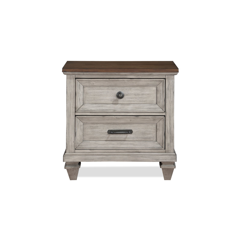 Mariana Nightstand W/Usb-Vintage Creme