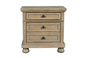 Allegra Nightstand -Pewter
