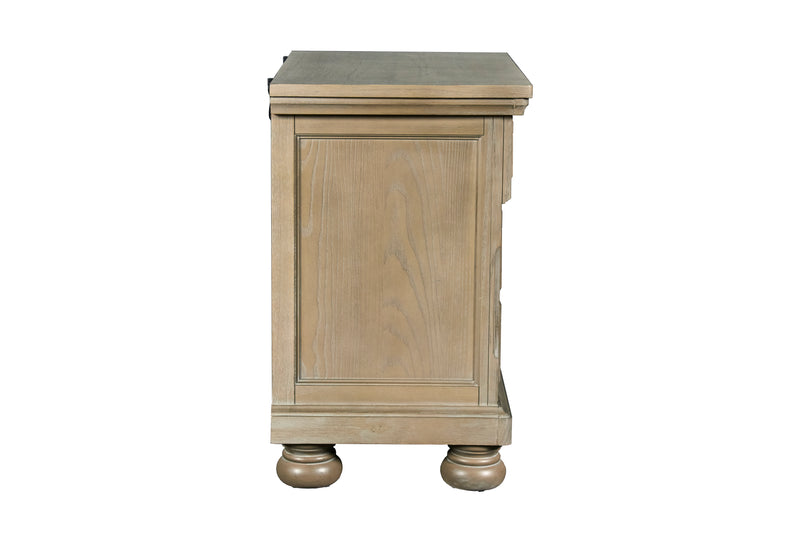Allegra Nightstand -Pewter