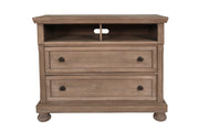 Allegra Media Console-Pewter