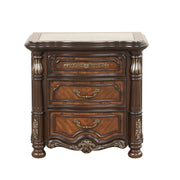 Bella Notte Nightstand- Mahogany Brown