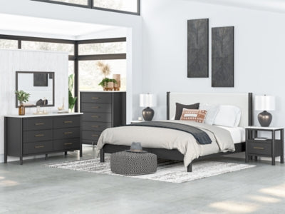 Cadmori Upholstered Bed - Sims Furniture