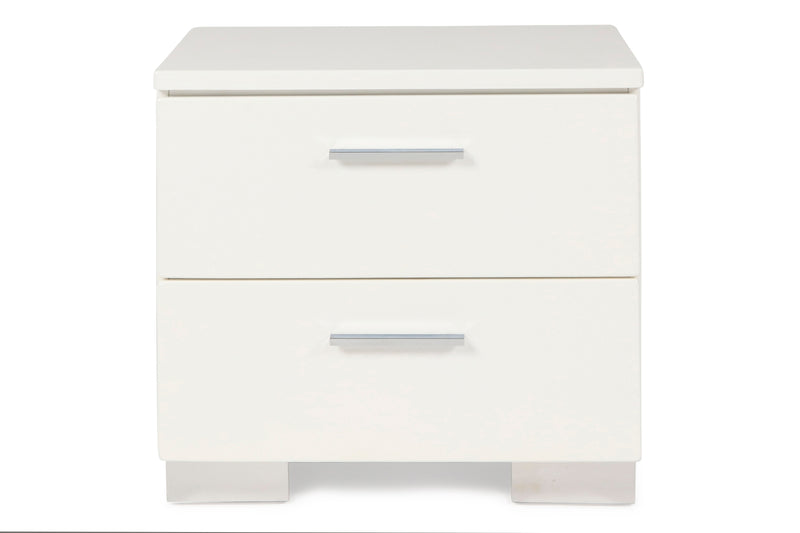 Sapphire Nightstand-White