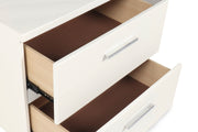 Sapphire Nightstand-White
