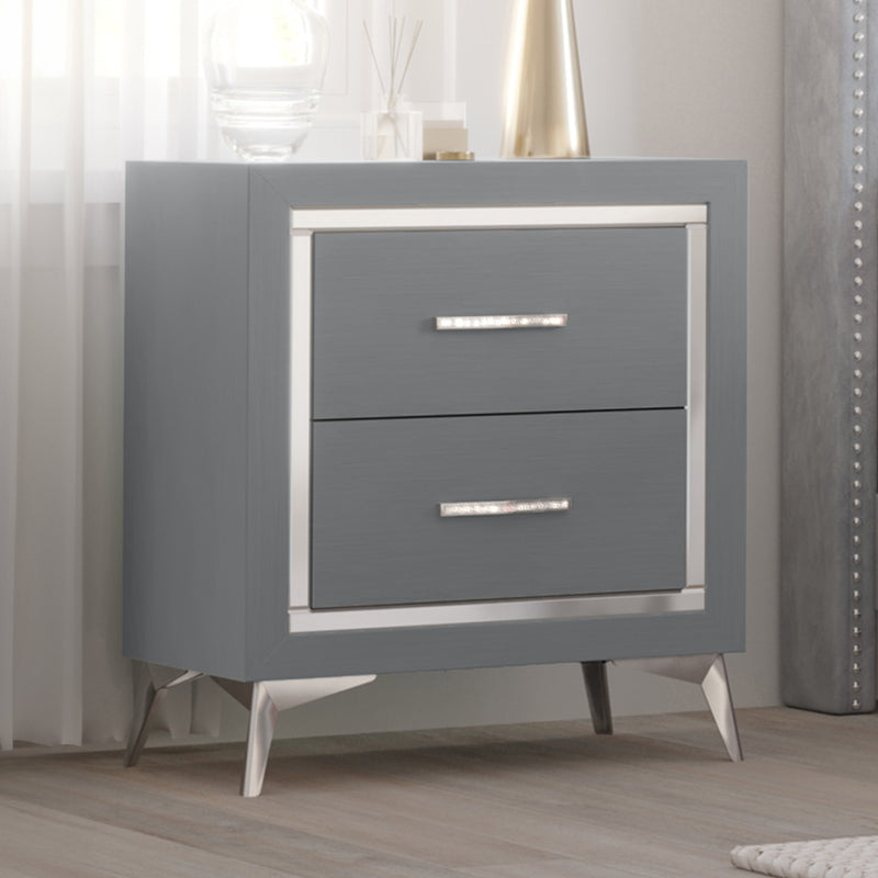 Huxley Nightstand-Gray