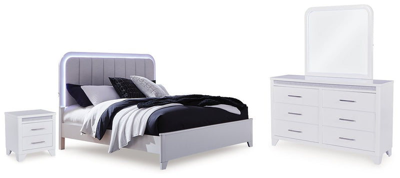 Jarlee Upholstered Bed - Sims Furniture
