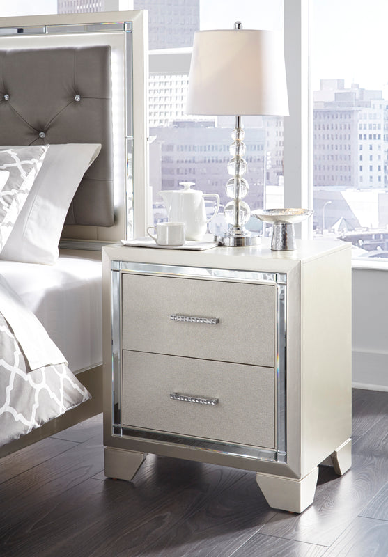 Lonnix 2 Drawer Nightstand