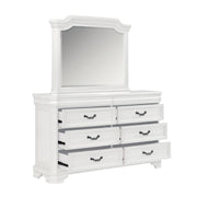 Lyndhurst Landscape Mirror- Vintage White