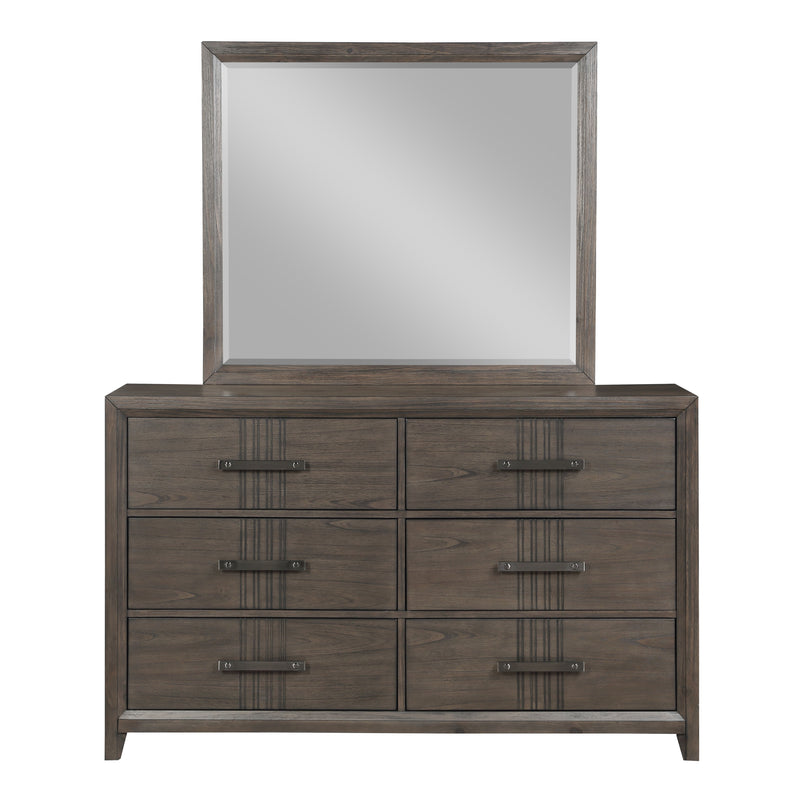 Landon Mirror-Walnut