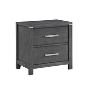 Odessa Nightstand-Charcoal
