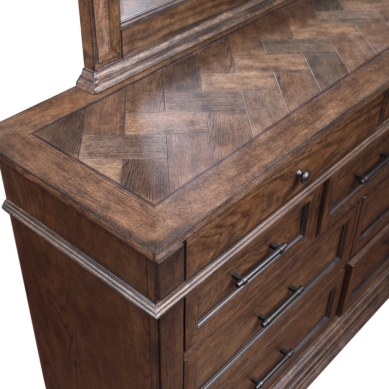 Mar Vista Mirror-Walnut