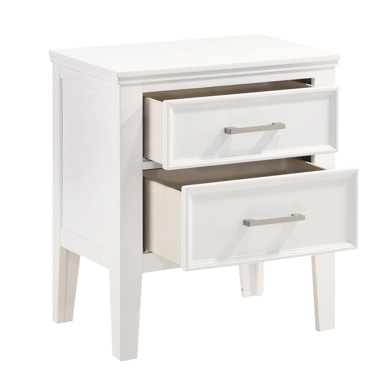 Andover Nightstand-White