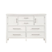 Andover 60" Dresser W/Doors-White