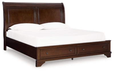 Trellington Sleigh Storage Bed - Sims Furniture
