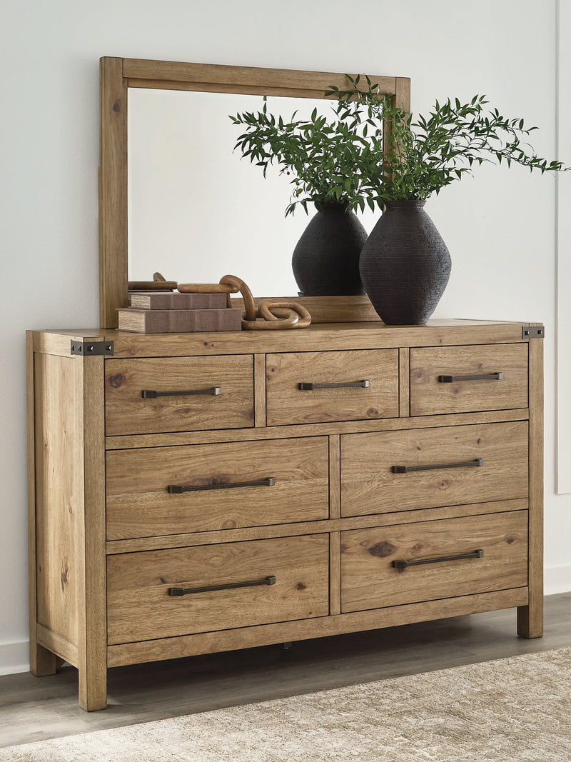 Ridgester Dresser and Mirror - Sims Furniture