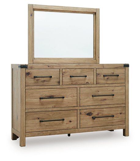 Ridgester Dresser and Mirror - Sims Furniture
